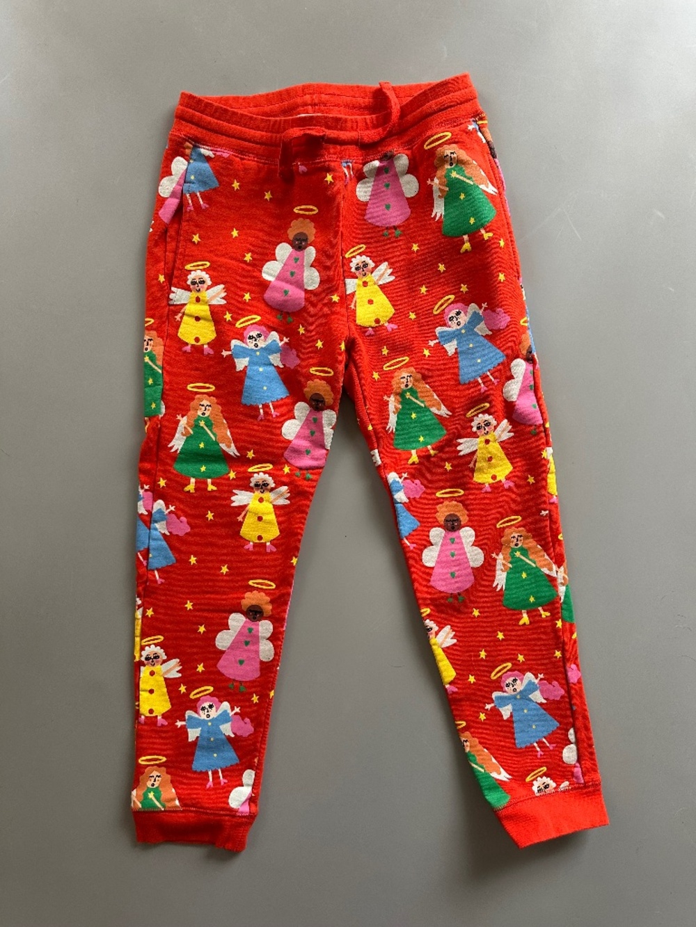 STELLA MCCARTNEY KIDS Girls Angle Print Jogger Sweatpants 10Y